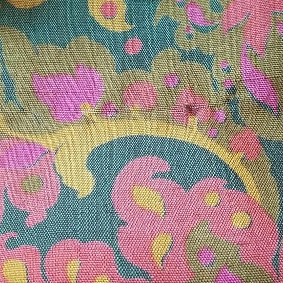 Vintage Retro long satin feel skirt - Picture 7 of 10